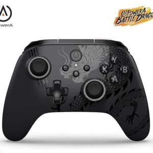 PowerA Battle Dragon™ Wireless Controller for PC and Cloud Gaming: Magnetic Hall Effect, Asymmetric Rumble Motors, 20h Playtime (Not for iOS)
