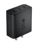 CMF BY NOTHING 100 W Power GaN 5 A 3 Port Mobile Charger with Detachable Cable (Dark Grey, Cable Included)