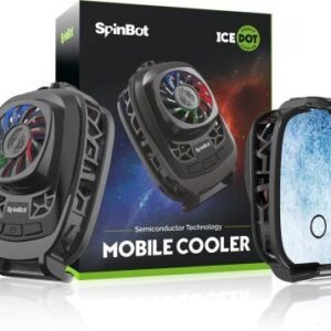SpinBot IceDot semi-conducter based Mobile Cooler for Android/iOS Smartphones  Gaming Accessory Kit??(Black, For Android, iOS)
