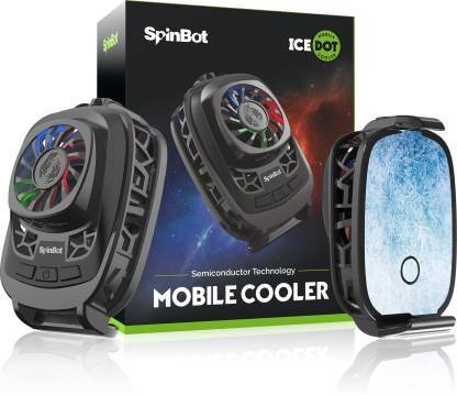 SpinBot IceDot semi-conducter based Mobile Cooler for Android/iOS Smartphones Gaming Accessory Kit??(Black, For Android, iOS)